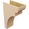 Ekena Millwork 8"W x 16"D x 24"H Classic Yorktown Rough Cedar Woodgrain TimberThane Corbel, Primed Tan CORUR08X16X24YORRCPR - alternate 4